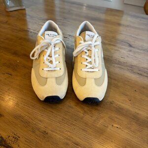 Rag and Bone Retro Runner Sneakers- Size 39- Light Butter Yellow